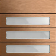 Gira - Funktionsmodul für Türkommunikation Ruftastenmodul 3f 5533921 Bronze