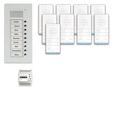 TCS Tür Control - Türsprech-Set audio:pack Unterputz f.9WE PAUF091/001 m. Außenstation PUK