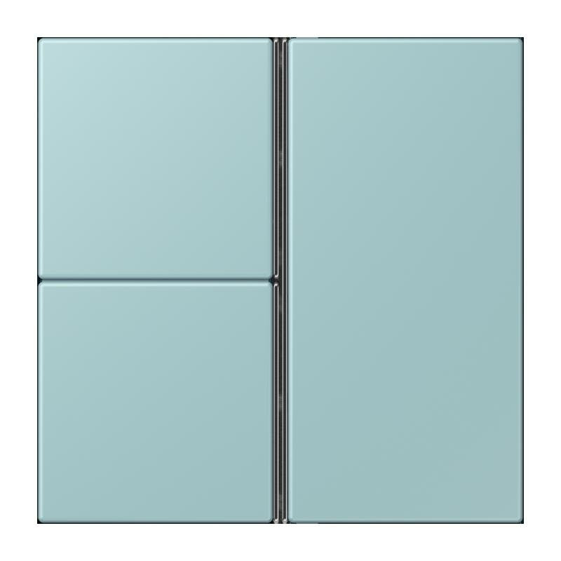 Jung - Abdeckung/Bedienelement für Installationsschalterprogramme Tastensatz 3fach LC 403 TSA 214 ceruleen clair