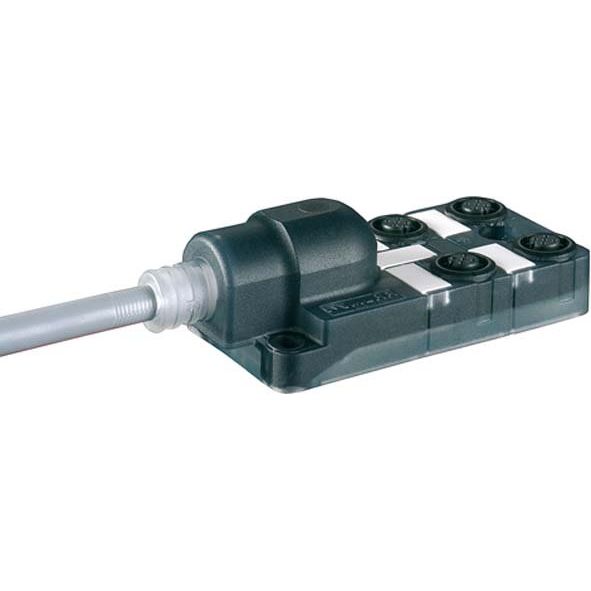 Murrelektronik - Passiver Sensor-/Aktor-Verteiler (ohne Leitung) Grundmodul 8000-84500-0000000 Exact12, 4xM12
