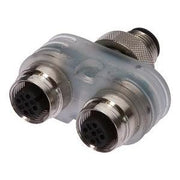 Ipf Electronic - Passiver Sensor-/Aktor-Verteiler (ohne Leitung) Verteiler, 2x M12 4polig, VK000044 M12 5polig LED