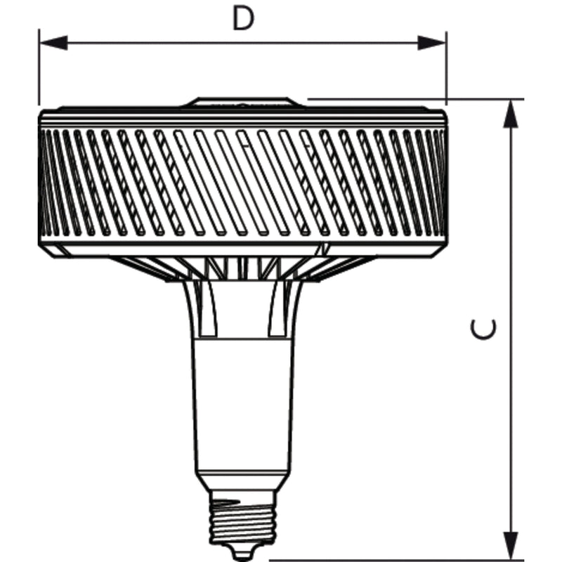 Philips Lighting - LED-Lampe/Multi-LED LED-Lampe E40 TForce LED #75371900 4000K 60Gr.