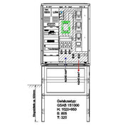 GSAB Elektrotechnik - Anschlussschrank NA-Schutzschrank 1S1000AR110kWLSL2 110kW 1000x805x320