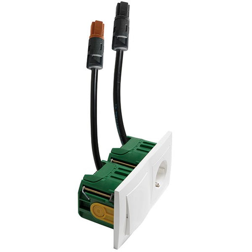Peha - Schalter-/Steckdosenkombination Socketline Connect H 11.516 #00076671 Geräte-Kombi, rws