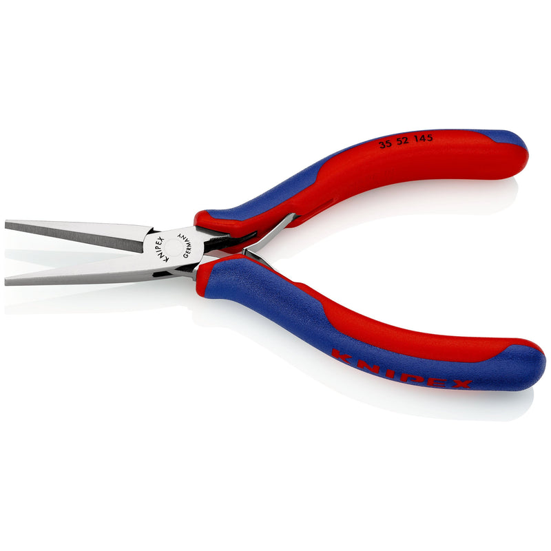 Knipex - Flachzange Elektronik-Greifzange 35 52 145 spiegelpoliert,145mm