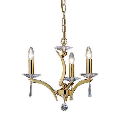 Brumberg Leuchten - Pendelleuchte Krone Stella 00850593 3Lp. E14/40W, gold