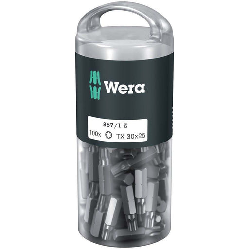 Wera - Bit-Set 6-rund Bit 072451(VE100) TX 30x25mm