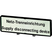 Eaton - Zubehör/Ersatzteile für Niederspannungs-Schalttechnik Träger mit Schild ZFSNT61/62-P3 T5 T5B P3 88x27mm