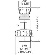 Stahl - Explosionsgeschützter CEE-Stecker/-Kupplung (IEC 60309) Stecker 16 A schwarz 7h 8570/12-407-S#272890
