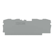 WAGO - Abschluss- und Zwischenplatte für Reihenklemme Abschluss- u. Zwischenpl. 2006-1491 1mm dick,grau − 25 Stück