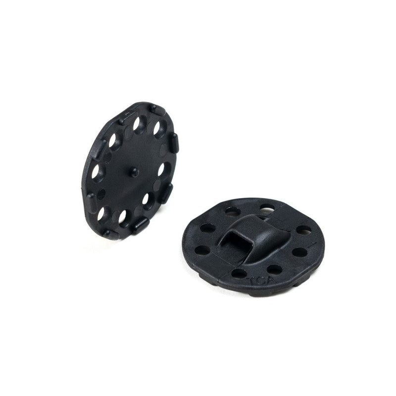HellermannTyton - Befestigungssockel und -element für Kabelbinder Pastensockel 22,6x22,6 mm PMB3-PA666V0-BK PA666V0, schwarz − 100 Stück