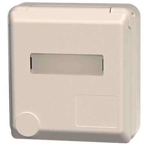 Mennekes - CEE-Steckdose (IEC 60309) Schuko-Anbaudose Cepex 4974 16A,2p+E,230V,IP44