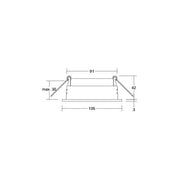 Brumberg Leuchten - Downlight/Strahler/Flutlicht Einbaumodul rund 45000170 weiß