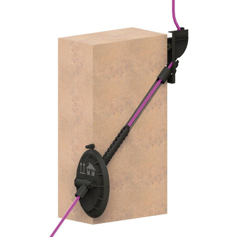 Langmatz - Zubehör/Ersatzteile für Kabelinstallationsrohre GF-Hauseinführung EK459 VarioPipe 6-13mm − 12 Stück