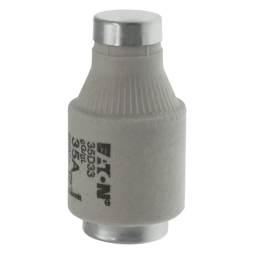 Eaton - D-Sicherungseinsatz Sicherungseinsatz Nieders. FUSE 35A D#35D33Q 35A AC 500V 50kA − 25 Stück