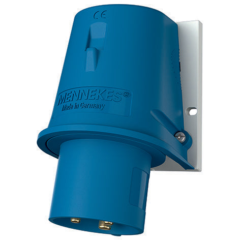 Mennekes - CEE-Gerätestecker (IEC 60309) Wandstecker TA 802 32A,3p,6h,230V,IP44 − 1 Stück