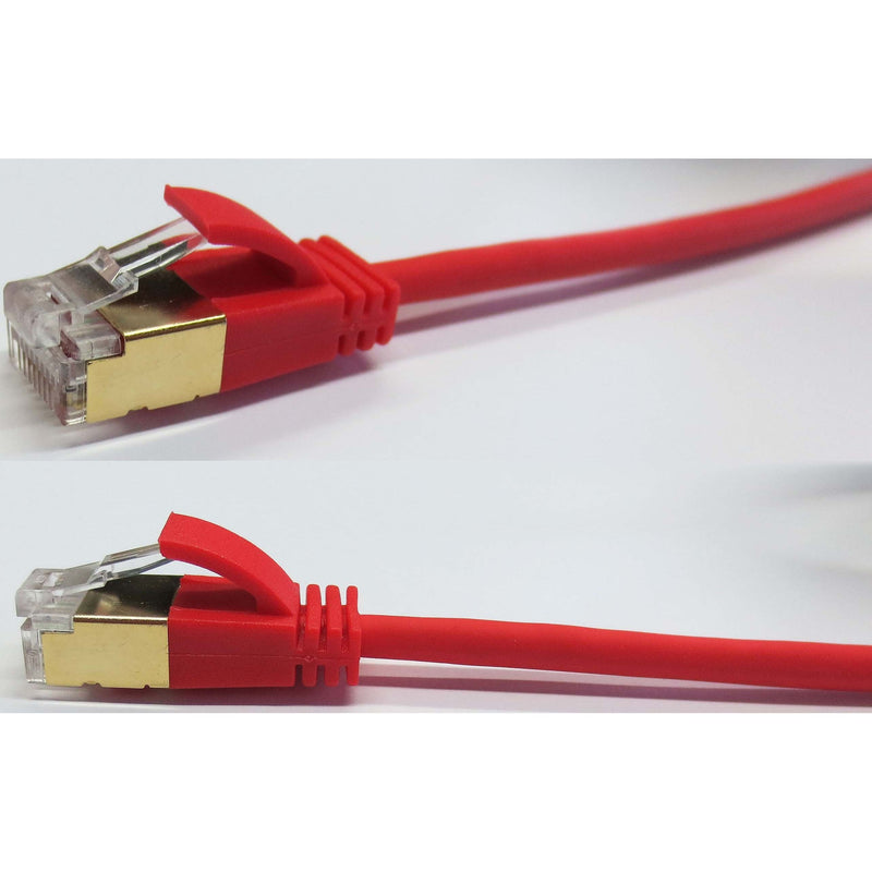 Wantec - Patchkabel Kupfer SSTP-Patchkabel Cat.6A rt 7159 rt 1,0m 1,0m Steck. 4mm