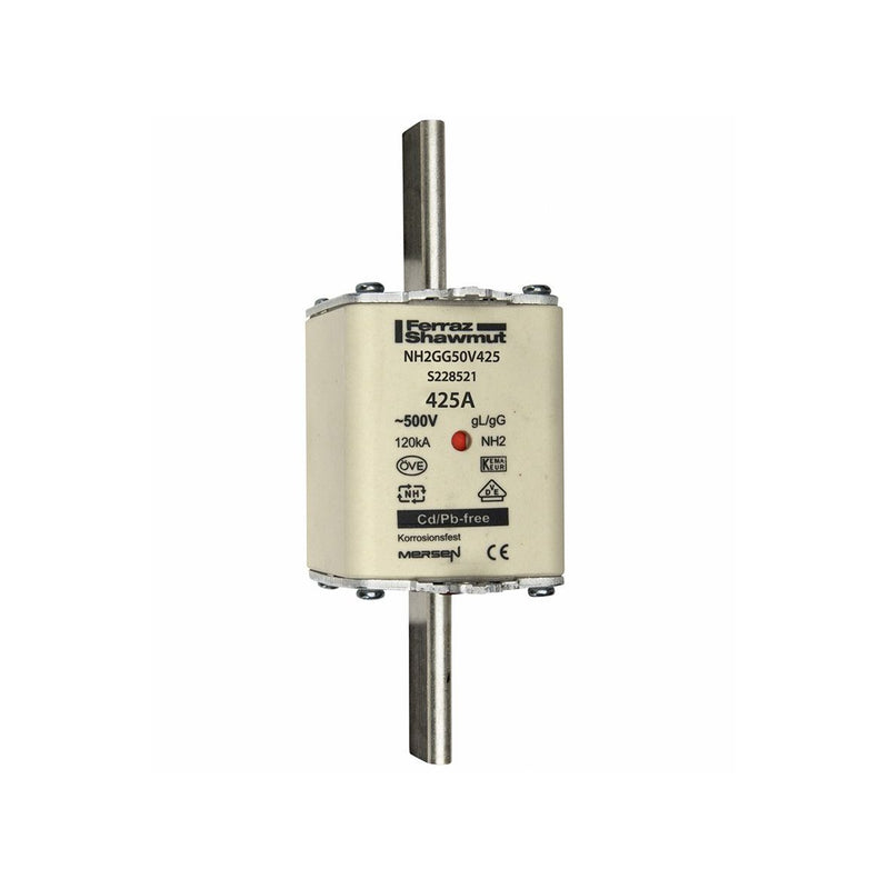 Mersen - Messersicherung Sicherungseinsatz NH gG NH2GG50V425 Gr.2 425A sfü KM − 3 Stück