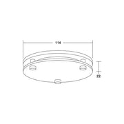 Brumberg Leuchten - Mechanisches Zubehör/Ersatzteile für Leuchten Abdeckring 81220080 schwarz