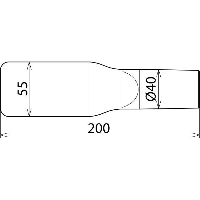DEHN - Zubehör/Ersatzteile für Sicherheitsgeräte Flachdüse FD 60 MS B 60/L 260 mm