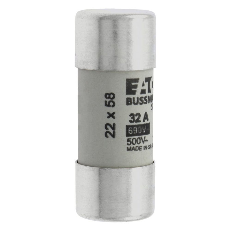 Eaton - Zylindrische Sicherung Sicherungseinsatz Nieders. CYLINDRICA#C22G32 32A AC 690V 80kA − 10 Stück