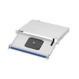 Telegärtner - Patchpanel LWL Spleißbox mit Kupplungen TNSB-PV-6LCD-OM4 6xLCD ZrO2 violett