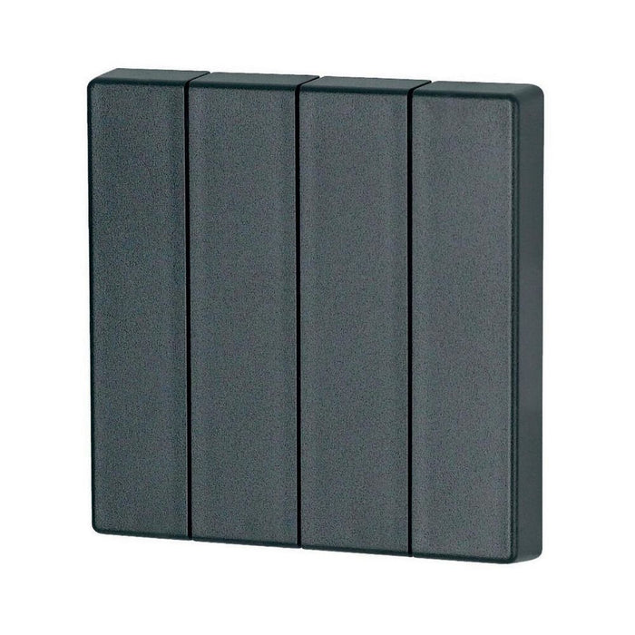 Eaton - Abdeckung/Bedienelement für Installationsschalterprogramme Wippe 4-fach CWIZ-04/09 Tiefschwarz  − 1 Stück
