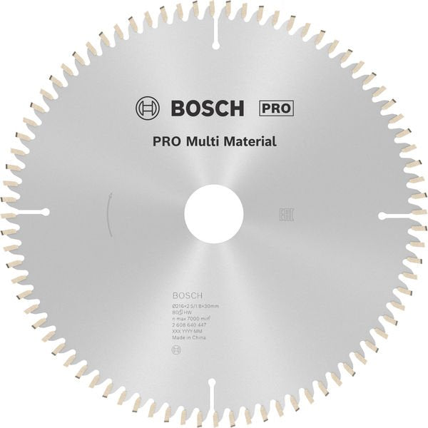 Bosch - Kreissägeblatt PRO Multi Material 2608640447 Kreissägeblatt 216 x