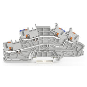 WAGO - Installations-Etagenklemme Installationsetagenklemme 2203-6649 2,5 mm² mit Drücker − 50 Stück