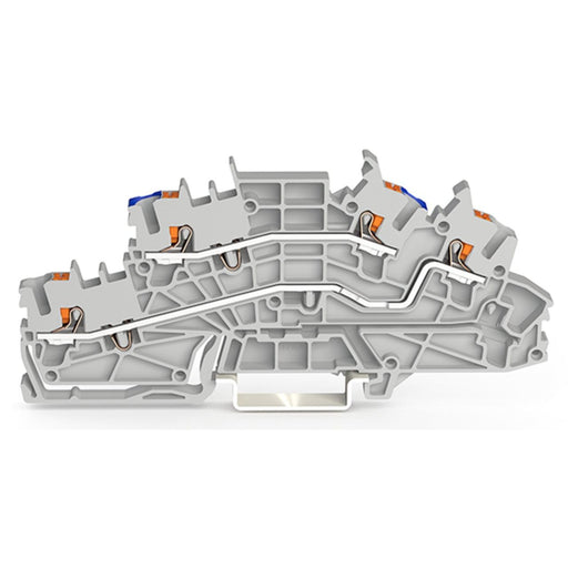 WAGO - Installations-Etagenklemme Installationsetagenklemme 2203-6649 2,5 mm² mit Drücker − 50 Stück