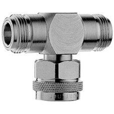 Telegärtner - Koax-Kupplung N-T-Stück (F-M-F) 50Ohm 100024152 UG-107/U