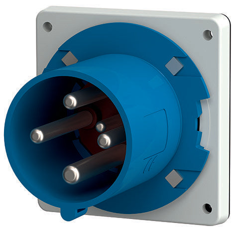 Mennekes - CEE-Gerätestecker (IEC 60309) Anbaustecker TA 1984 63A,4p,9h,230V,IP44