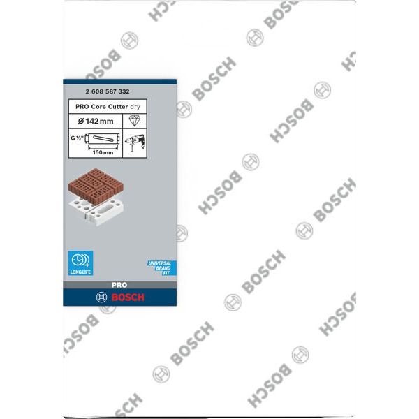 Bosch - Bohrkrone PRO Trockenbohrkrone, 142 2608587332 x 150 mm, G 1/2 Zoll