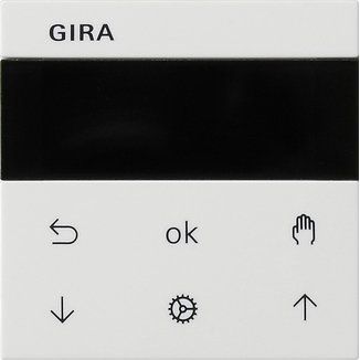 Gira - Bedienelement intelligent Bedienaufsatz rws 536603 Jalousie+Schaltuhr