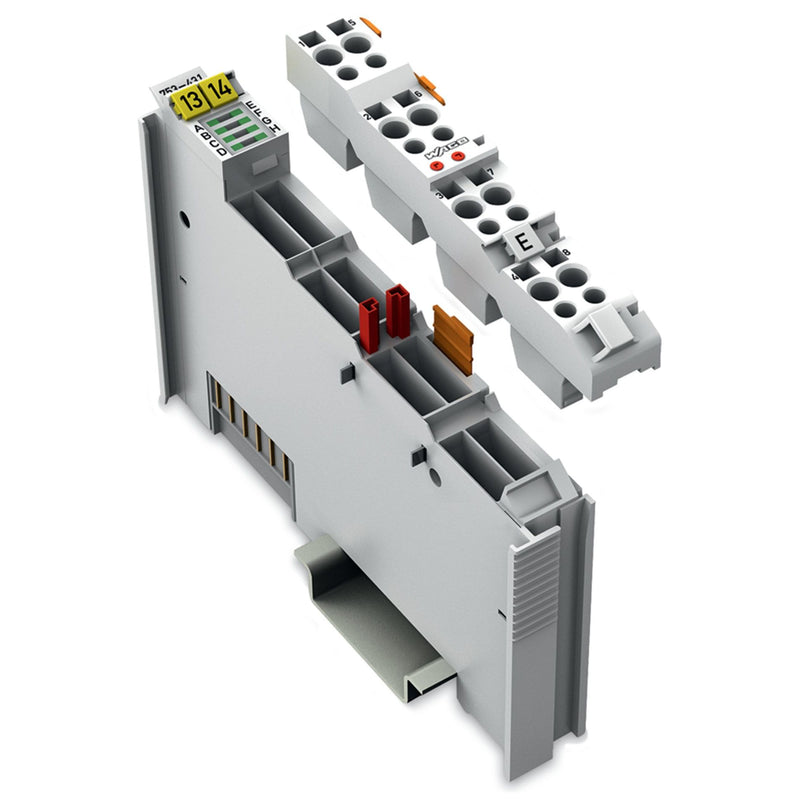 WAGO - Feldbus, Dez. Peripherie - Digitales Ein-/Ausgangs-Modul Digitale Eingangsklemme 753-431 8DI 24V DC 0,2ms