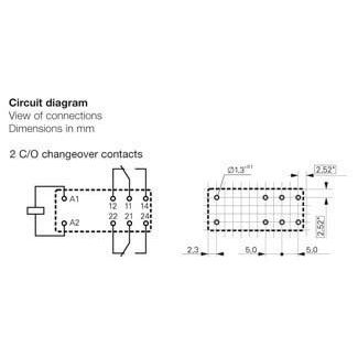 Weidmüller - Schaltrelais Relais RCL 424024 24VDC-Rel2U