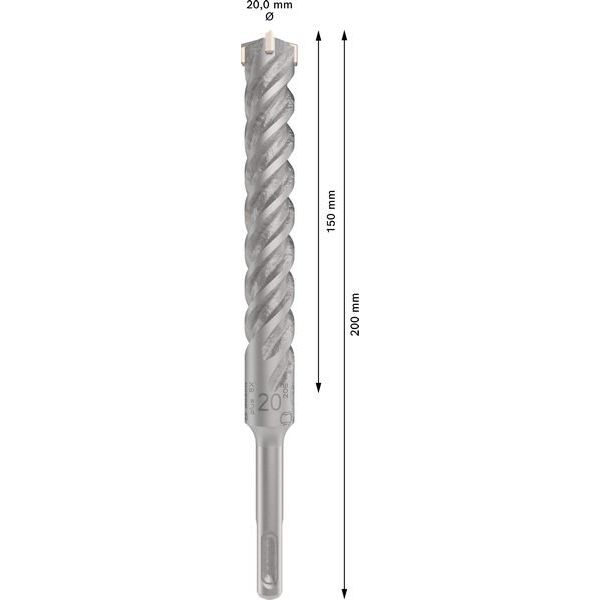 Bosch - Bohrer PRO SDS plus-5X 2608836639 Hammerbohrer 20 x