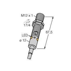 Turck - Lichttaster mit Hintergrundausblendung Opto Sensor M12NFF25 Lichttaster
