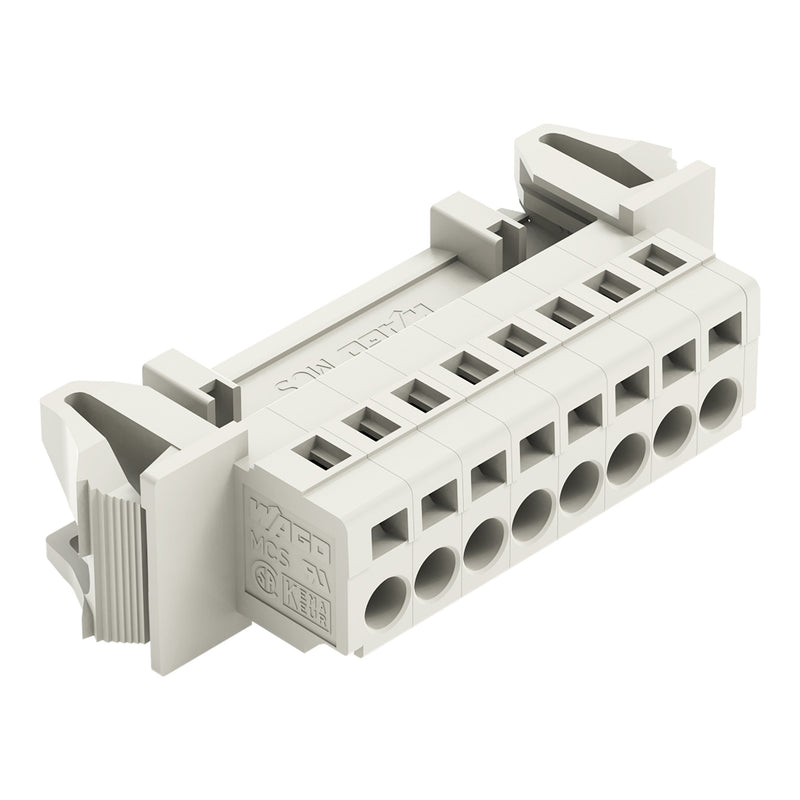 WAGO - Kabelsteckverbinder für Leiterplattensteckverbinder 1-Leiter-Stiftleiste 721-608/114-000 CAGECLAMP,2,5mm²,lgr − 25 Stück