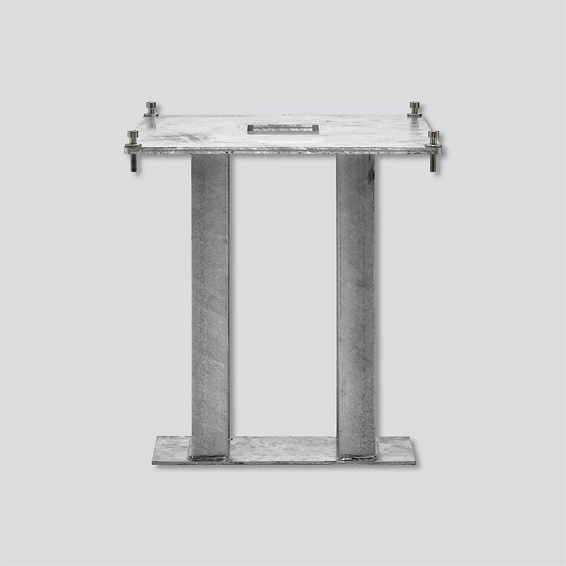 Siedle&Söhne - Standfuß für Briefkastengehäuse Erdstück ZE/STL 462 x 462 462x462mm