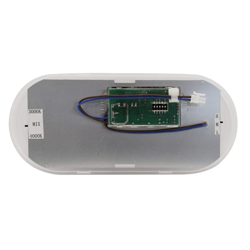 Megatron - Decken-/Wandleuchte LED-Ovalleuchte mit Sensor MT69076 ML, MC, schwarz