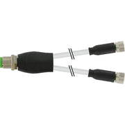 Murrelektronik - Passiver Sensor-/Aktor-Verteiler (ohne Leitung) M12-Y-Verteiler 7000-40821-2300150 auf M8 Bu. ger. − 1 Stück