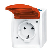 Busch-Jaeger - Steckdose Schuko-Steckdose 20 EWN-14-53 mit ZSV/Namensschild