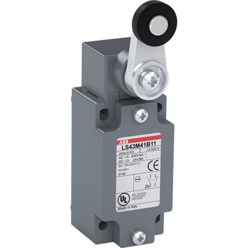 ABB Stotz S&J - Einzelpositionsschalter Standard-Positionsschalter LS43M41B11 Metall-Gehäuse IP66