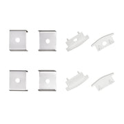 Nobile - Zubehör/Ersatzteile für Lichtschlauch/-band Ersatzkit für Alu T-Profil 5011146816 weiß − 1 Stück