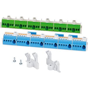 Hensel - Ein- und mehrpolige Klemmenleiste PE-Klemme/N-Trennklemme KV FC 24 NT − 1 Stück by Hensel
