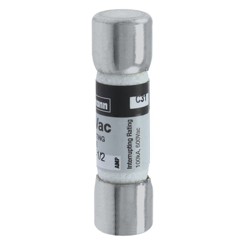 Eaton - HRC-Sicherung Sicherungseinsatz KTK-1-1/2 1.5 A, AC 600 V − 10 Stück