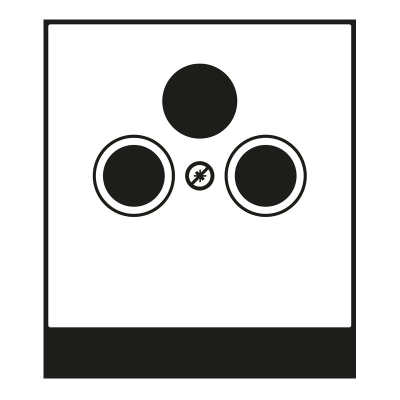 Jung - Einsatz/Abdeckung für Kommunikationstechnik Abdeckung für Sat/BK-Dose LC 990 SAT 254