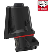 Walther Werke - CEE-Steckdose (IEC 60309) CEE NEO Wandsteckdose FW110506CC 16A 5P 6h IP54 − 1 Stück