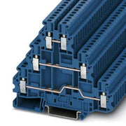 Phoenix Contact - Durchgangs-Reihenklemme Mehrstockklemme UT 2,5-3L BU − 50 Stück